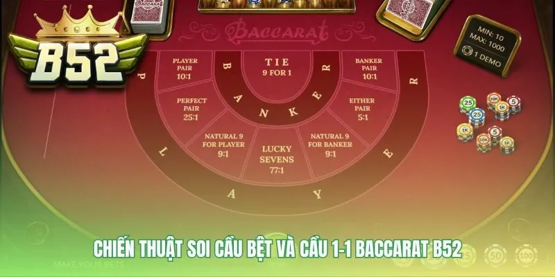 Soi cầu nhận diện hai xu hướng chính là cầu bệt và cầu 1-1