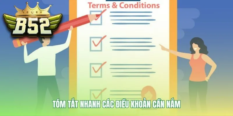 Tóm tắt điều khoản và điều kiện nêu bật các quy định cốt yếu